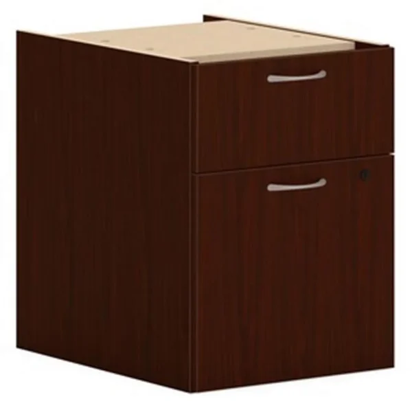 Mod Desk Collection Hanging Pedestal - Mahogany - 15 x 20 x 20 in. - MadeInUSA