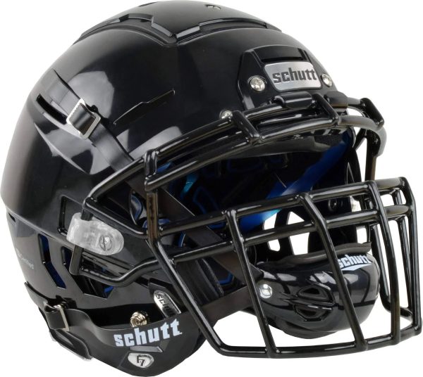Schutt Adult F7 VTD Football Helmet, Black / L - MadeInUSA - Image 6