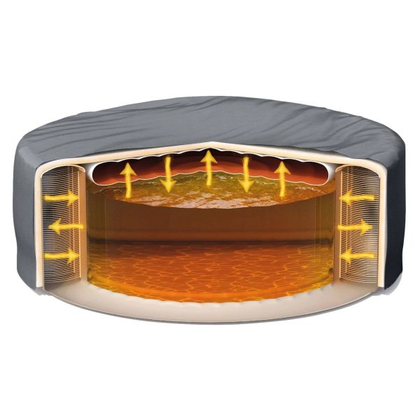 Intex 28429EP PureSpa Plus Portable Inflatable 4-Person Hot Tub Bubble Jet Spa, 77 in. x 28 in. - MadeInUSA - Image 6