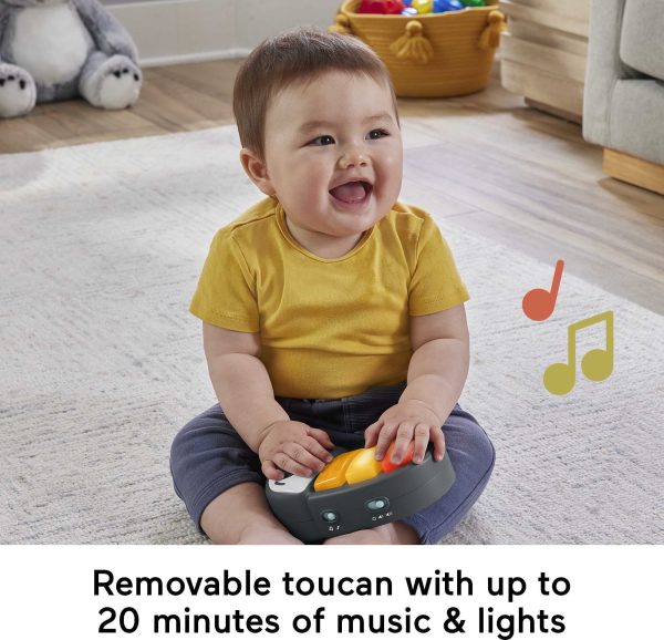 Fisher-Price Baby Bouncer Whimsical Forest Jumperoo Activity Center with Music and Lights - MadeInUSA - Image 3