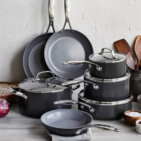 Green Pan Pan Set, Nonstick, Ceramic, Healthy - MadeInUSA - Image 11