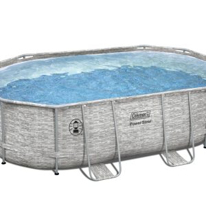 Coleman Power Steel Frame 16' x 10' x 48" Oval Pool Set - MadeInUSA