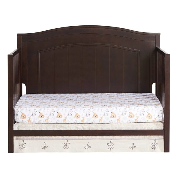 Oxford Baby North Bay 4-in-1 Convertible Crib - Espresso - MadeInUSA - Image 3