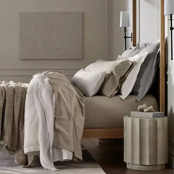 Boll & Branch Signature Hemmed Sheet Set, Full - Shore - MadeInUSA - Image 9