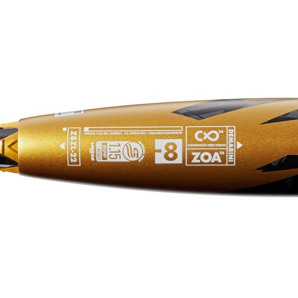 2022 DeMarini Zoa -8 USSSA Baseball Bat: WTDXZ8Z22 - MadeInUSA - Image 4