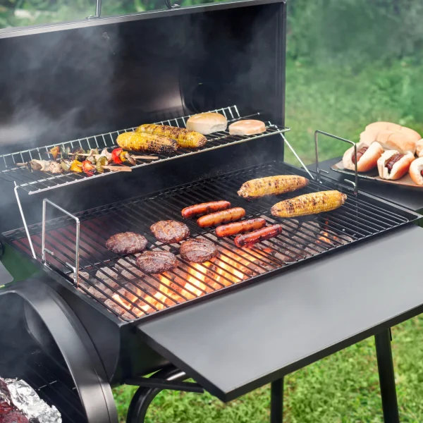 Royal Gourmet 30 CC1830S Charcoal Grill with Offset Smoker - MadeInUSA - Image 8