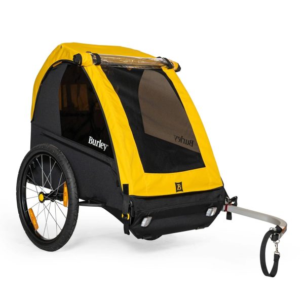 Burley Bee Single Trailer Yellow - MadeInUSA