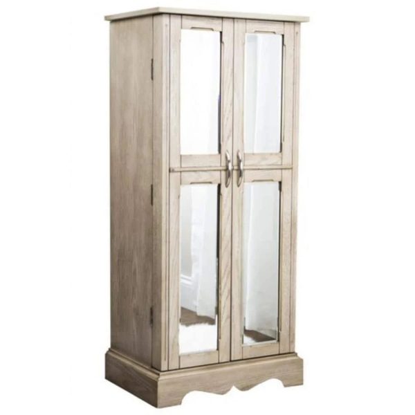 Hives & Honey Chelsea Grey Mist Jewelry Armoire - MadeInUSA