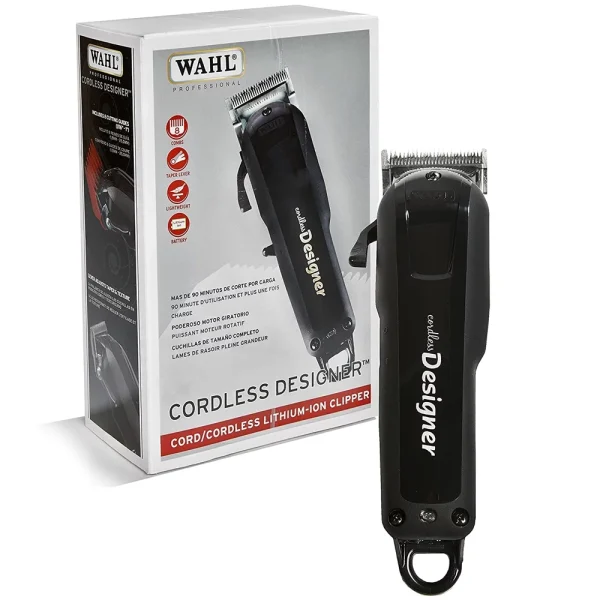 Wahl Professional 8591 Cord/Cordless Designer Lithium-Ion Clipper NEW - MadeInUSA