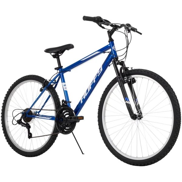 Huffy 26-inch Rock Creek Men's Mountain Bike, Ages 13 and Up, Blue - MadeInUSA - Image 2