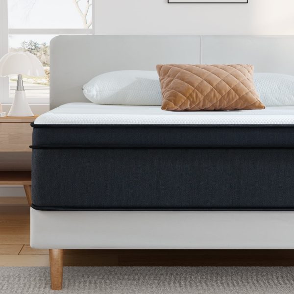 Queen Mattress, Madinog 12 inch Hybrid Mattress Medium Plush Innerspring Mattress in a Box,60X80X12 - MadeInUSA - Image 6