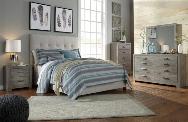 Ashley Furniture Dolante Tufted Queen Panel Bed in Beige - B130-581 - MadeInUSA - Image 4