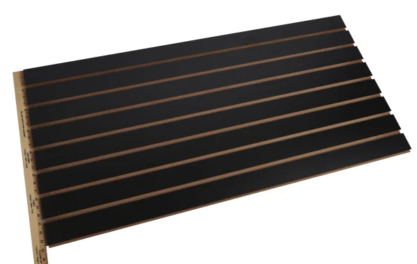 SSWBasics 4 ft x 2 ft Horizontal Black Slatwall Panels - Pack of 2 - MadeInUSA - Image 6