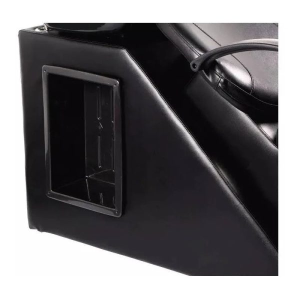Ainfox Shampoo Barber Backwash Chair ABS Plastic Shampoo Bowl Sink Chair for Spa Beauty Salon (Black) - MadeInUSA - Image 9