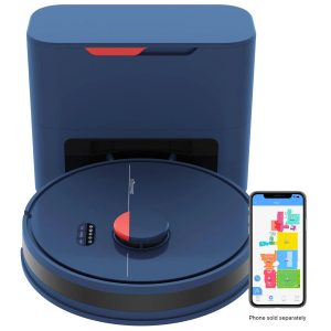 bObsweep Dustin Wi-Fi Connected Self-Emptying Robot Vacuum and Mop - MadeInUSA