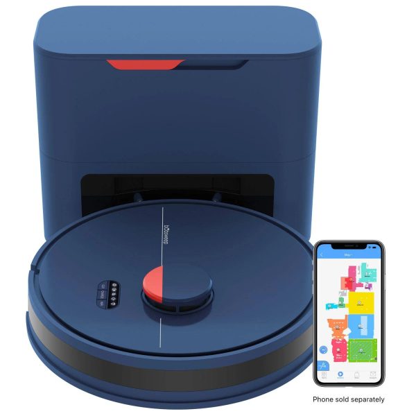 bObsweep Dustin Wi-Fi Connected Self-Emptying Robot Vacuum and Mop - MadeInUSA