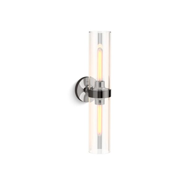 Kohler 27263-SC02 Purist 22" Two-Light Sconce - Polished Nickel - MadeInUSA - Image 9