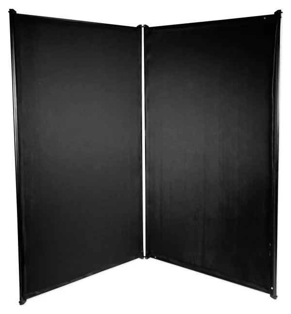 Rockville RFAAC DJ Event Facade 6-Panel Light Metal Frame Booth+Travel Bag+Scrim - MadeInUSA - Image 5