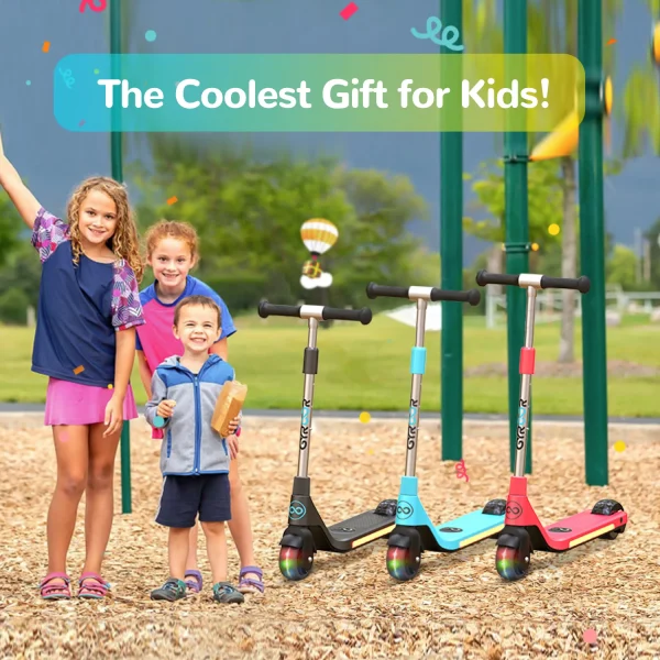 Kistp Electric Scooter for Kid's Age 6-12, up to 6.2 Mph, up to 110 Lbs., Adjustable Handlebar - MadeInUSA - Image 8