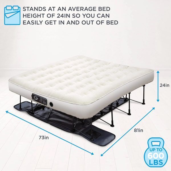 Ivation EZ-Bed Twin size, Air Mattress with Built in Pump, Deflate Defender Technology Inflatable Mattress - MadeInUSA - Image 11