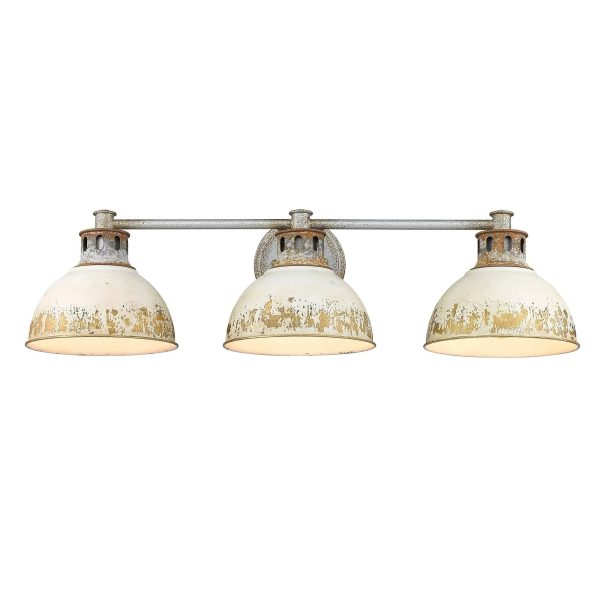 Golden Kinsley 3 Light Bath Vanity 0865 Ba3 AGV Teal (Aged Galvanized Steel) - MadeInUSA - Image 3