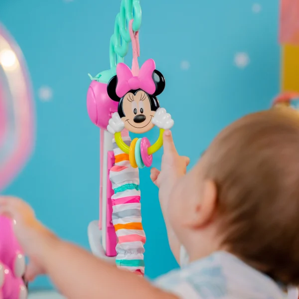 Disney Baby MINNIE MOUSE Forever Besties Infant Activity Center Jumper, Pink, Unisex, Newborn+ - MadeInUSA - Image 10