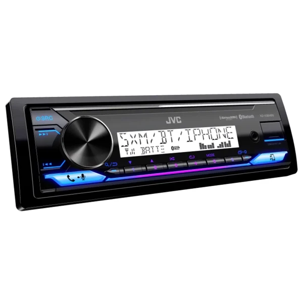 JVC KD-X38MBS 1-Din Car/Marine/UTV/Motorcycle Stereo Receiver w/Bluetooth/USB - MadeInUSA