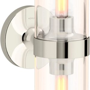 Kohler 27263-SC02 Purist 22" Two-Light Sconce - Polished Nickel - MadeInUSA