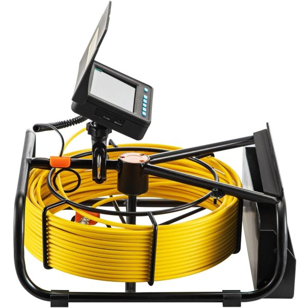 VEVOR Sewer Camera, 32.8ft 4.3-in Screen, Pipeline Inspection Camera with DVR Function and Snake Cable, Waterproof IP68 Borescope w/LED Lights - MadeInUSA - Image 11