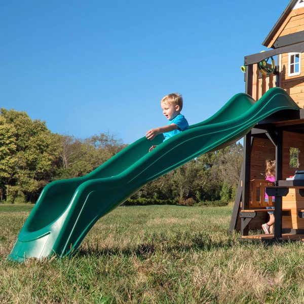 Backyard Discovery 10 Foot Wave Slide, Easy One Piece Installation, Green - MadeInUSA - Image 6