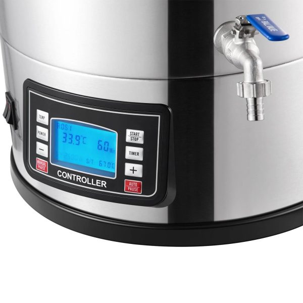 VEVOR Electric Brewing System 9.2 Gal/35 L Brewing Pot All-in-One Home Beer Brewer w/Pump - 9.6Gal - MadeInUSA - Image 8