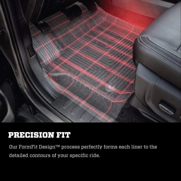 Husky Liners 98201 Combo Front & Back Weatherbeater Floor Liners, Black - MadeInUSA - Image 9