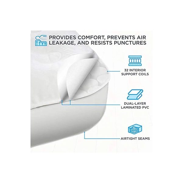 Ivation EZ-Bed Twin size, Air Mattress with Built in Pump, Deflate Defender Technology Inflatable Mattress - MadeInUSA - Image 9