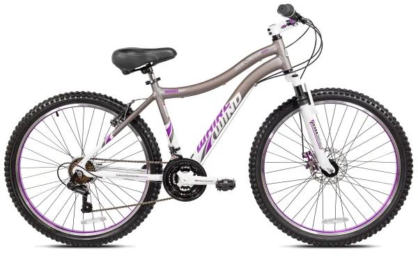 Genesis 26 Whirlwind Women's Mountain Bike, Gray - MadeInUSA