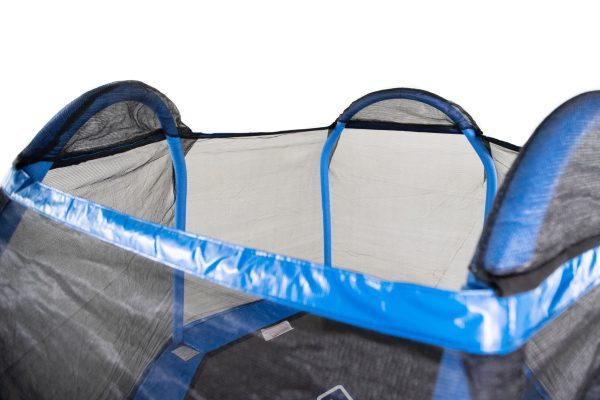 Bounce Pro 7-Foot My First Trampoline Hexagon (Ages 3-10) for Kids, Blue/Green - MadeInUSA - Image 5