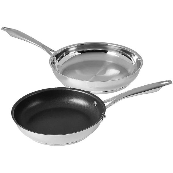 Cuisinart 11-Piece Professional Cookware Set, Stainless Steel - MadeInUSA - Image 5