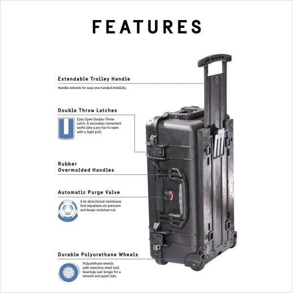 Pelican - 1510 Carry on Case - MadeInUSA - Image 9