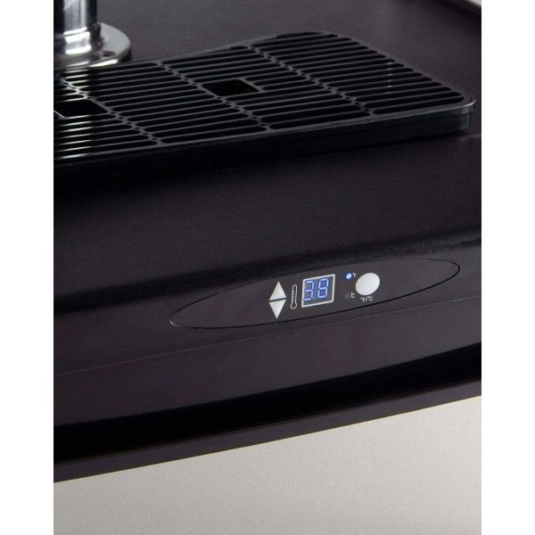 Kegco Z163S Dual Tap Stainless Steel Commercial/Residential Digital Kegerator - 24" Wide - MadeInUSA - Image 9