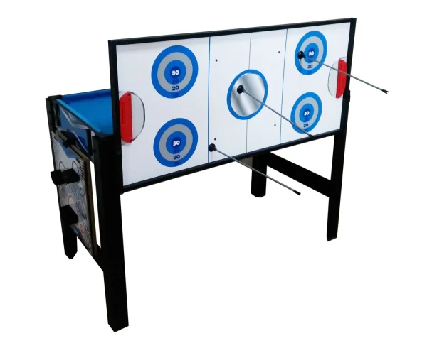Triumph 13-in-1 Combo Game Table Includes Basketball, Table Tennis, Billiards, Push Hockey, Launch Football, Baseball, Tic-Tac-Toe, and Skee Bean Bag Toss - MadeInUSA - Image 9