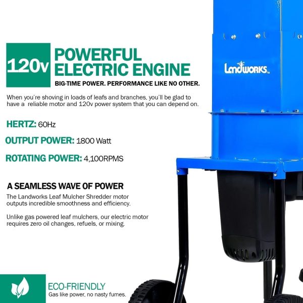 Landworks TRI-GUO049 Leaf Mulcher & Shredder - MadeInUSA - Image 7