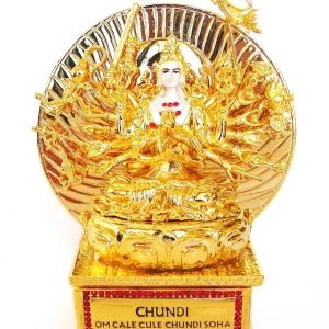 Bejeweled 18 Arm Chundi, Kuan Yin, Goddess of Mercy - MadeInUSA