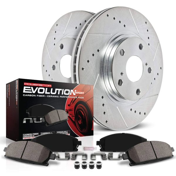 Power Stop K5224 - Front Z23 Evolution Sport Brake Kit - MadeInUSA - Image 7