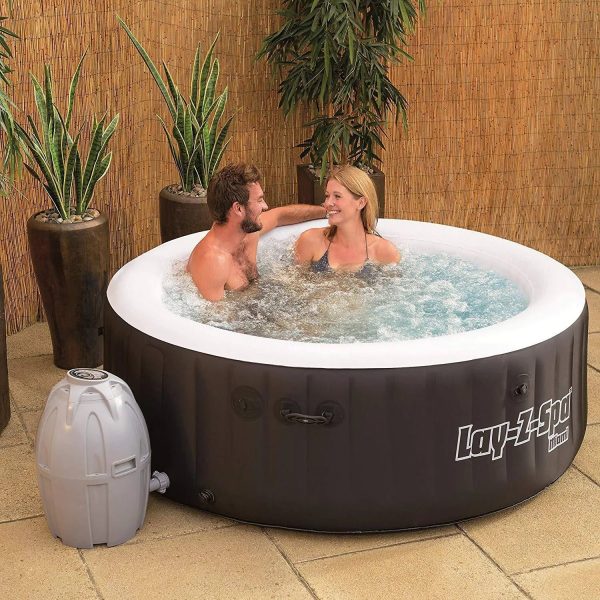 Saluspa Miami Portable Hot Tub, Black - MadeInUSA - Image 3