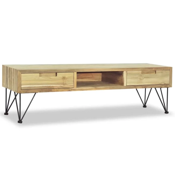 Tomshoo TV Cabinet 47.2"x13.8"x13.8"Solid Teak - MadeInUSA - Image 5