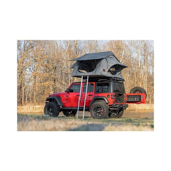 Rough Country (99049) Roof Top Tent | Rack Mount | 12 Volt Accessory w/Ladder Extension & LED Light Kit - MadeInUSA - Image 7