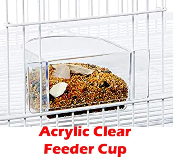 X-LARGE 64 Deluxe Bird Canary Parakeet Cockatiel Lovebird Finches Breeding Nest Doors Flight Cage with Removable Rolling Stand - MadeInUSA - Image 10