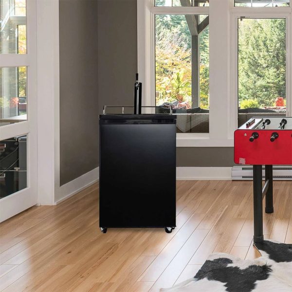 Arctic King Single Tap Kegerator 4.9 Cu. ft Black - MadeInUSA - Image 2