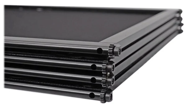 Rockville RFAAC DJ Event Facade 6-Panel Light Metal Frame Booth+Travel Bag+Scrim - MadeInUSA - Image 10