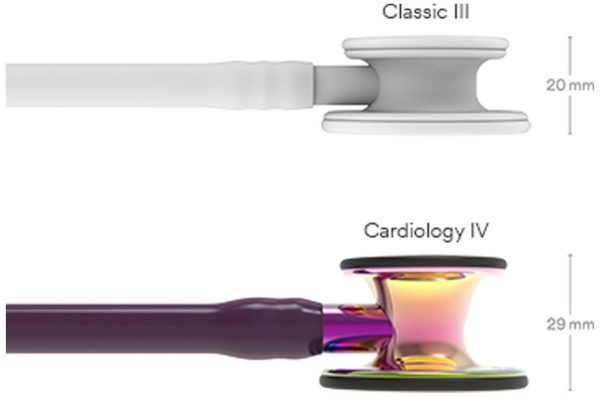 3M Littmann - Cardiology IV Stethoscope - Plum Rainbow Violet - MadeInUSA - Image 6