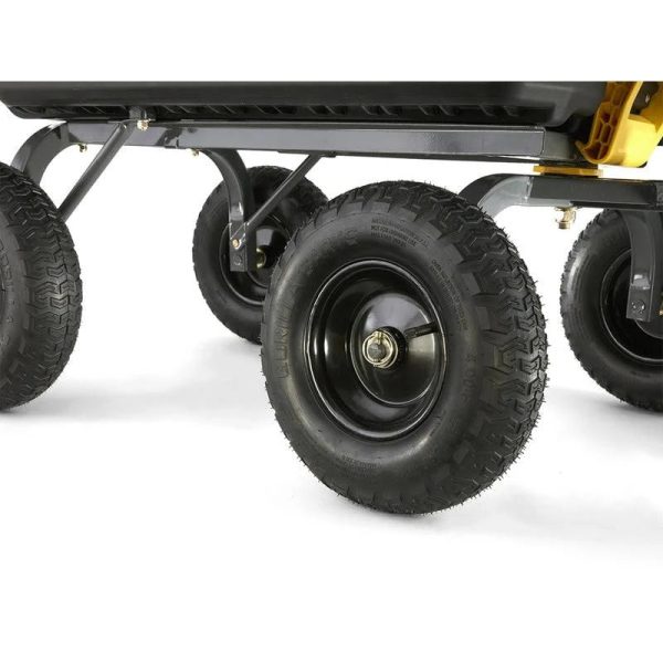 Gorilla Carts 7-cu ft Poly Yard Cart | GCG-7 - MadeInUSA - Image 7